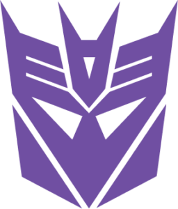 decepticon logo from the transformers franchise